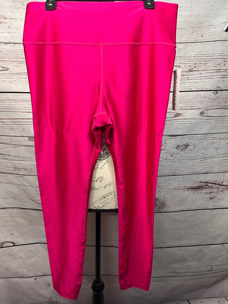 NWT Athleta Pink Elation Shine Tights Leggings XLT Womens‎
